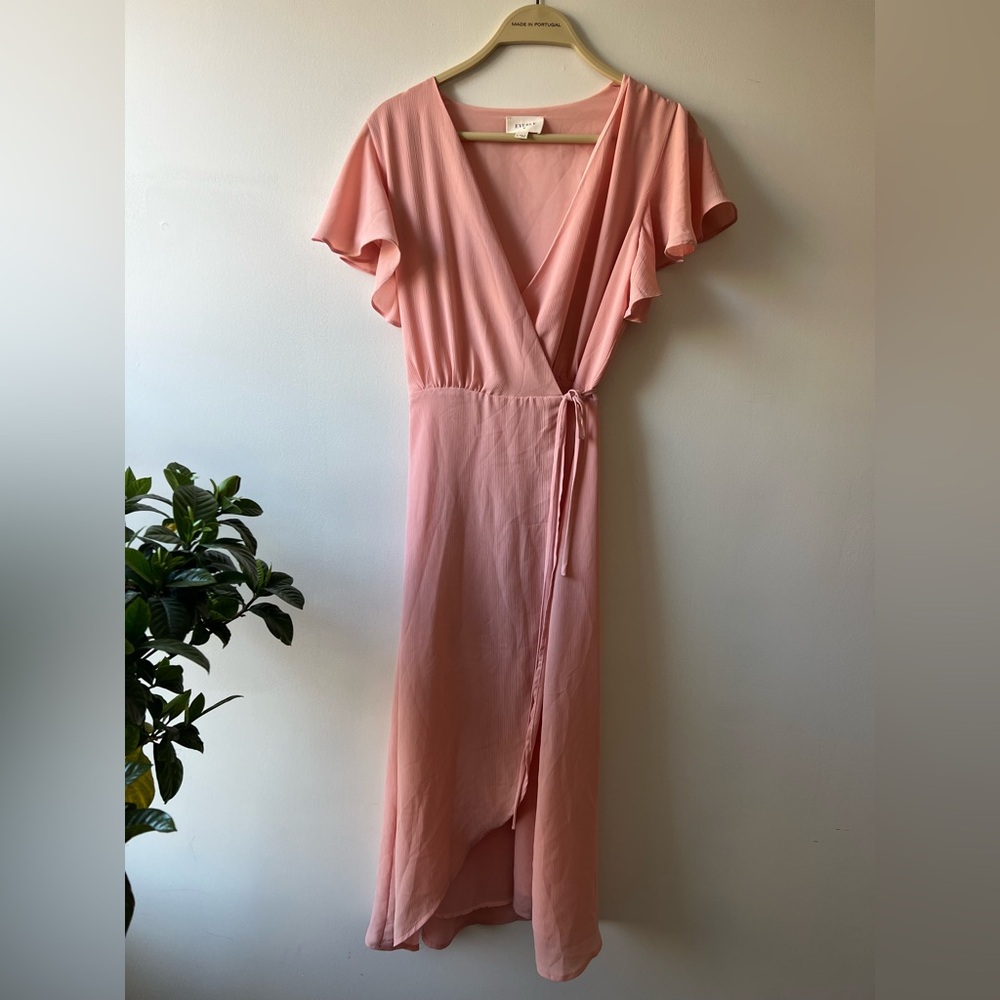 Peach summer dress